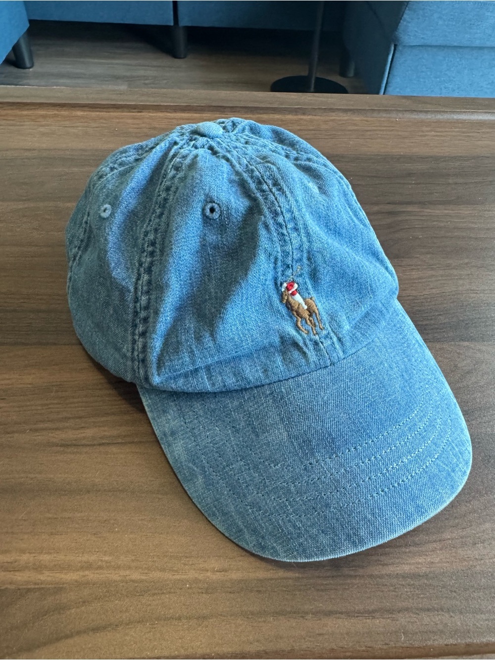 Polo by Ralph Lauren Light Denim Pony Cap